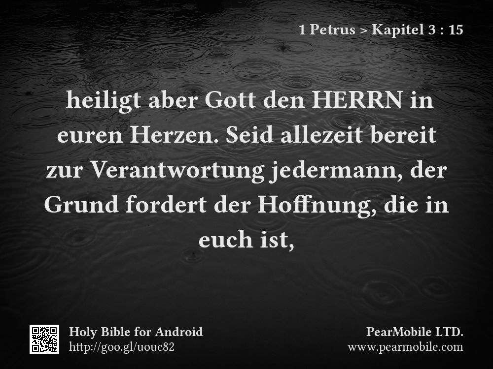 1 Petrus, Kapitel 3:15